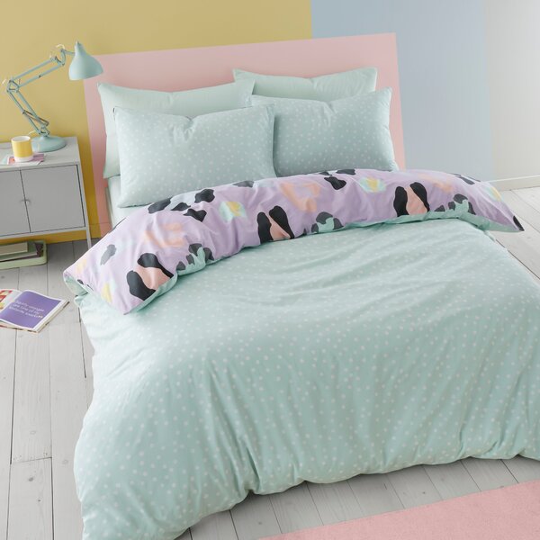 Leopard Duvet Cover and Pillowcase Set