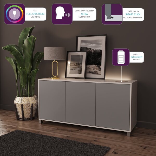 LED Smart Click Sideboard