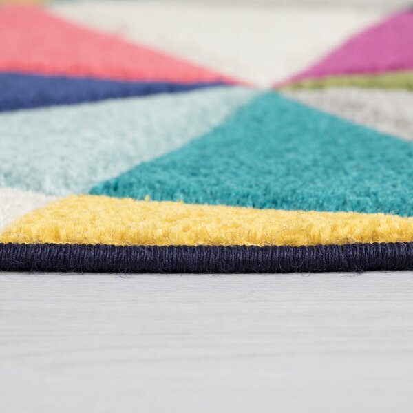 Samba Geometric Round Rug