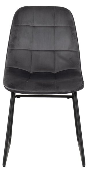 Lukas Set of 2 Dining Chairs, Velvet