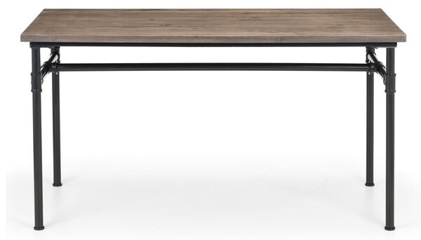 Carnegie 4 Seater Rectangular Dining Table, Mocha Brown