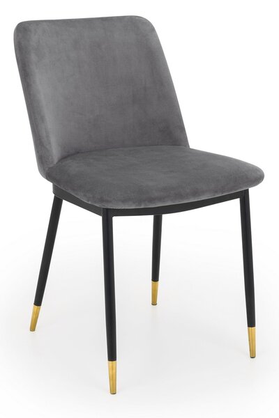 Delaunay Set of 2 Dining Chairs, Velvet