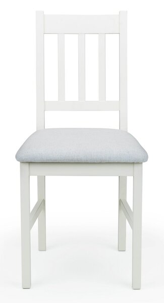 Coxmoor Set of 2 Dining Chairs, Ivory Faux Linen