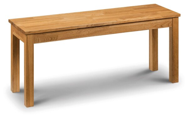 Coxmoor 2 Seater Dining Bench, Solid Oak, 90cm