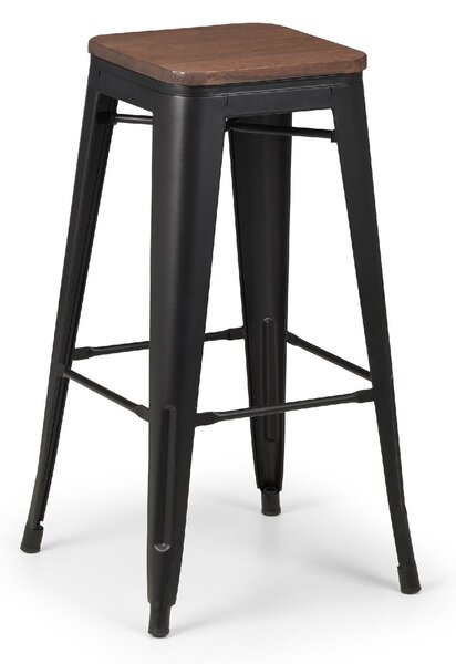 Grafton Set of 4 Bar Height Bar Stools, Mocha