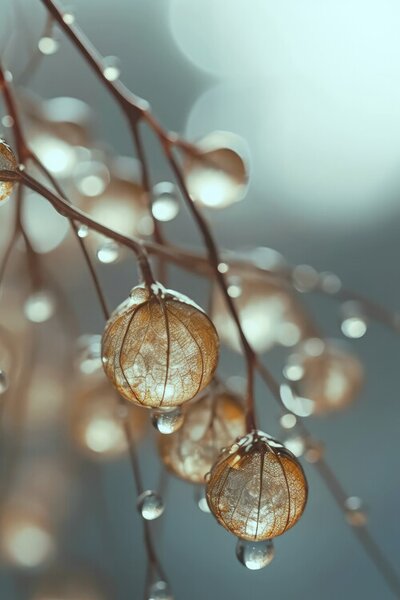 Photography Tiny Glass Berries No 2, Treechild