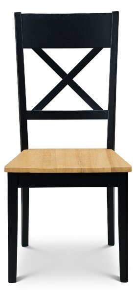 Hockley Set of 2 Dining Chairs, Black