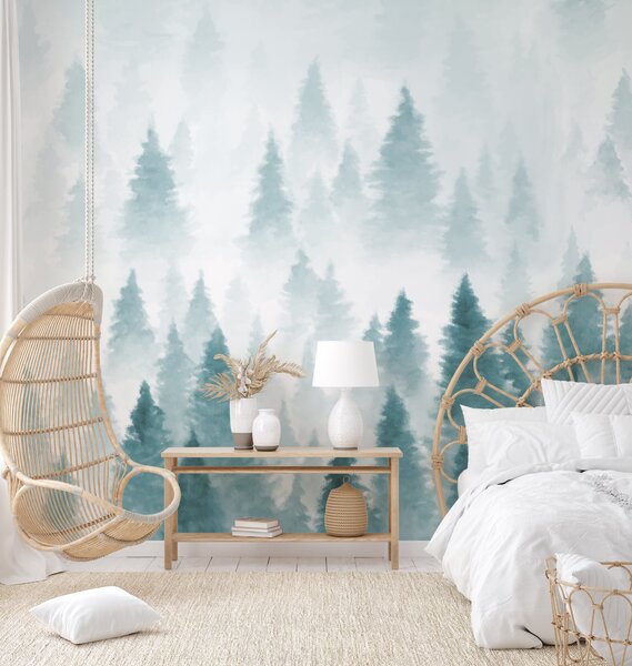 Pine Forest Wall Mural