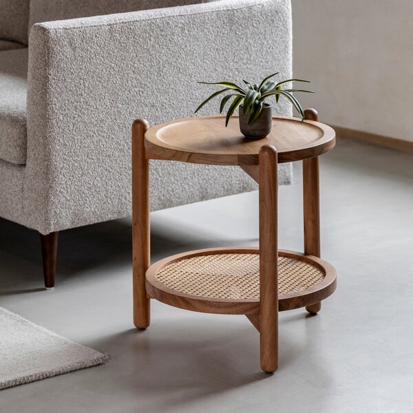 Canley Side Table Brown
