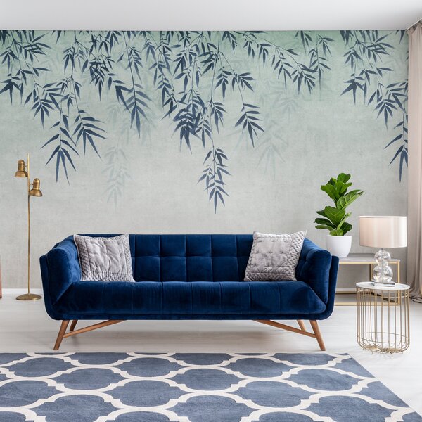 Ombre Leaf Wall Mural