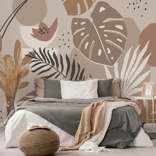 Tropical Abstract Wall Mural