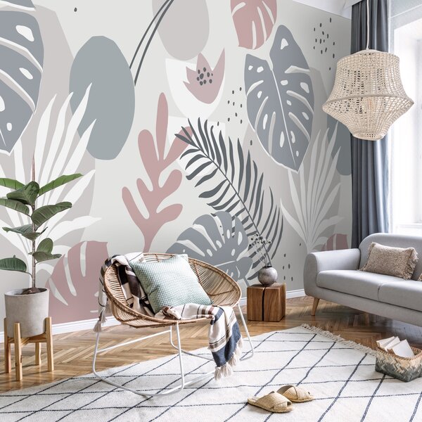 Tropical Abstract Wall Mural