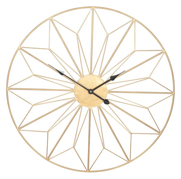 Antique Gold Geo Wall Clock