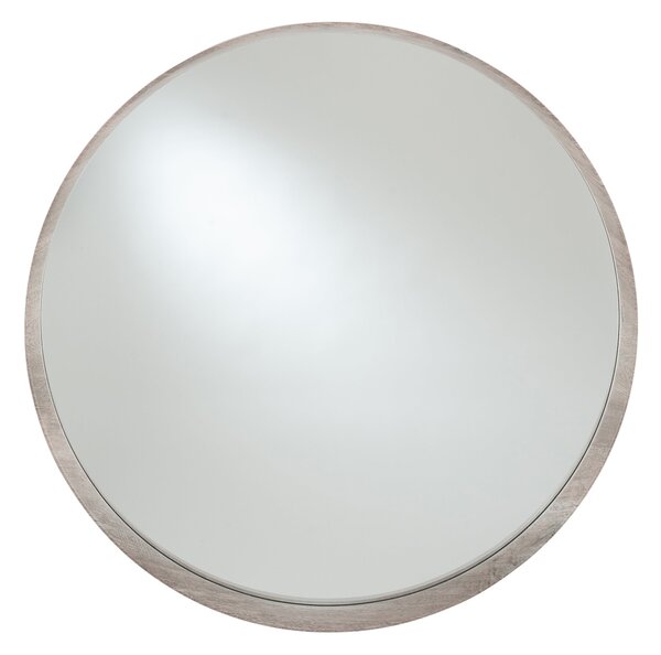 Tray Edge Round Wall Mirror