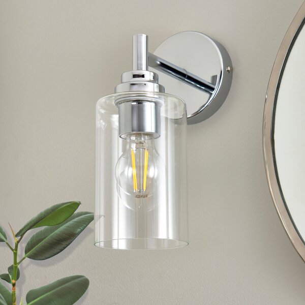 Fryer Chrome Bathroom Wall Light