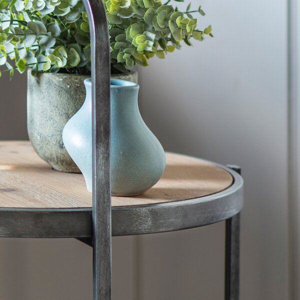 Dalton Side Table, Iron