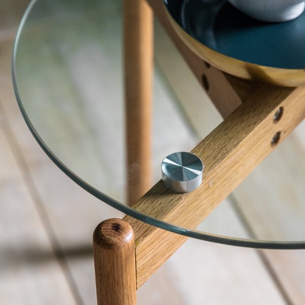 Hays Side Table, Glass