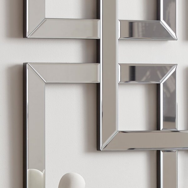 Luxe Decorative Geo Mirrored Wall Art