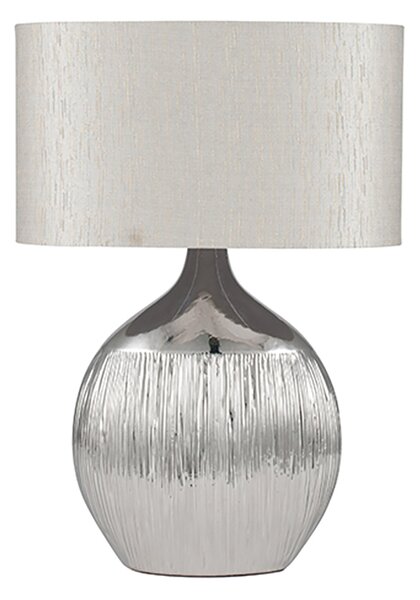 Gemini Silver Table Lamp