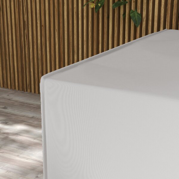 Outsunny 600D Oxford Patio Set Cover Outdoor Garden Rattan Furniture Protection Cover Protector Waterproof Anti-UV Grey 210L x 140W x 80Hcm Aosom UK