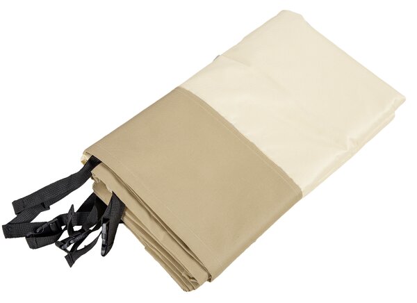 Outsunny Grill Cover: Waterproof PU-Coated Outdoor Protector for Barbecues, Beige, 71W x 188L cm Aosom UK