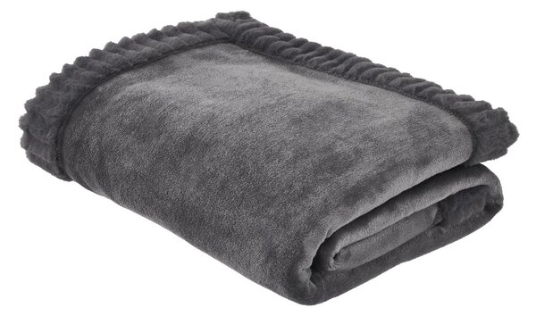 Catherine Lansfield Faux Velvet 150cm x 200cm Throw Blanket