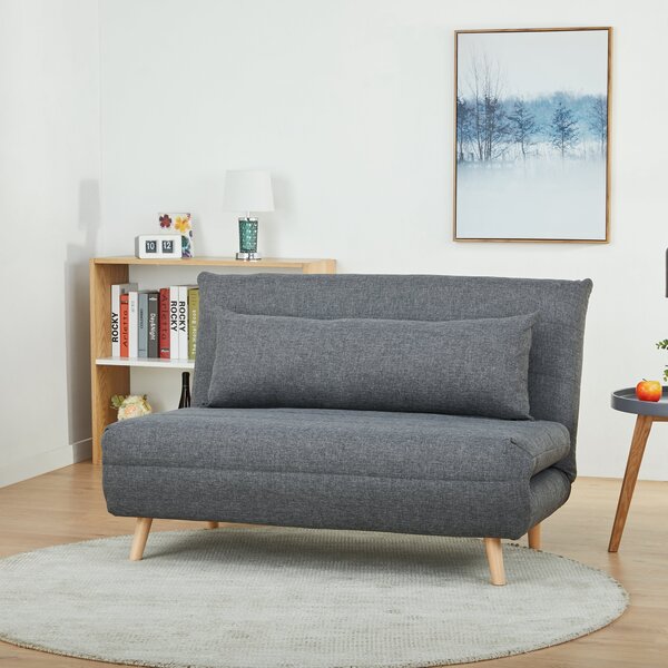 Aria Fabric Compact Double Sofa Bed