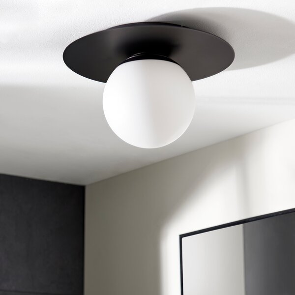 Tela Bathroom Flush Ceiling Light