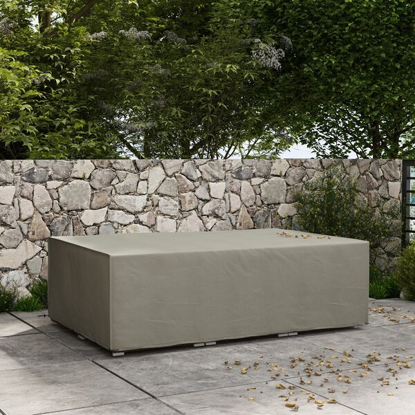 Outsunny Patio Furniture Cover: Rectangular Waterproof Protection for Table & Chairs, 222 x 155 x 67 cm, Grey Aosom UK