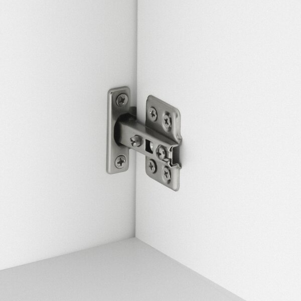 Kleankin Bathroom Mirror Cabinet Under Sink Storage Cabinet Basin Cupboard with 2 Doors and Gold Steel Legs Aosom UK