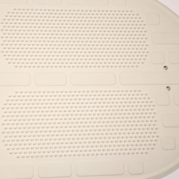 Luxury White Foot Massage Bath Mat