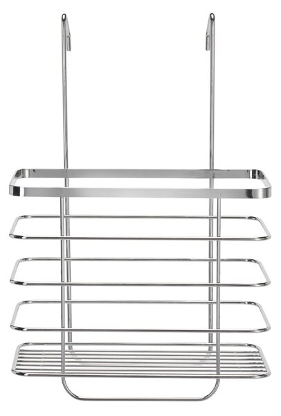 Hook Over Chrome Shower Screen Caddy