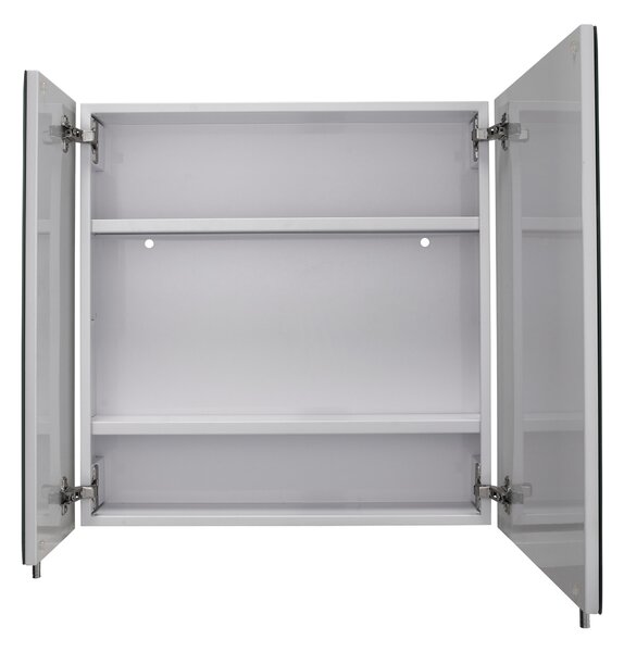 Wellington White Double Door Bi-View Steel Cabinet