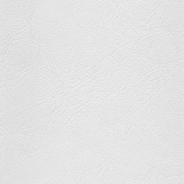 Sterling FR Faux Leather Fabric White