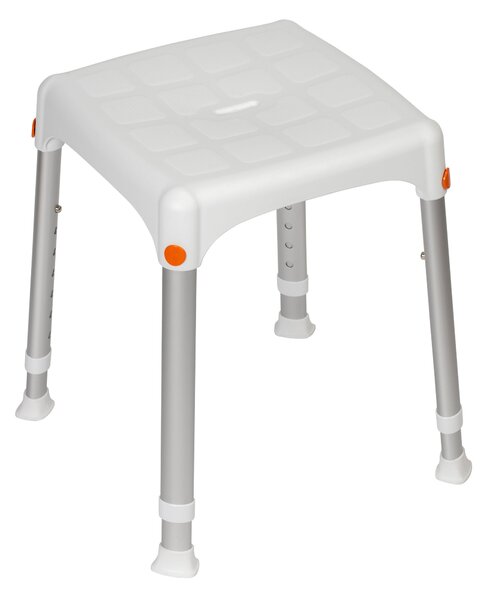 White Inclusive Shower Stool