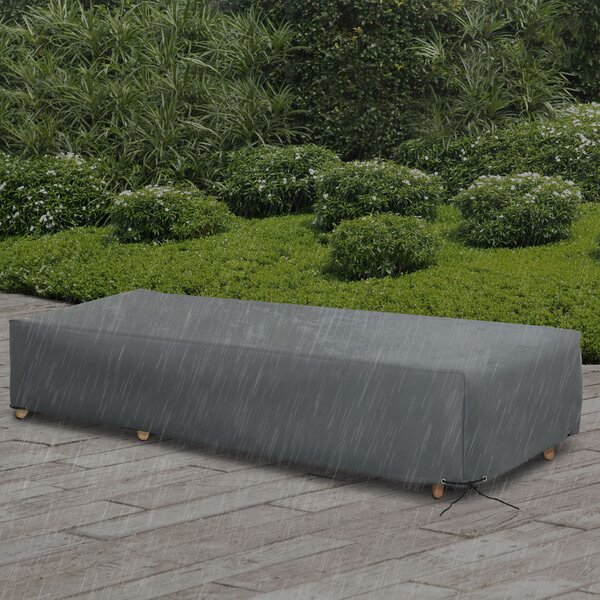 Outsunny Rattan Furniture Shield: Water-Resistant Oxford Cover for Lounge Sets, UV Protection, 200 x 73 x 35cm, Grey Aosom UK