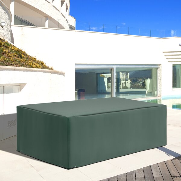 Outsunny Outdoor Furniture Protector: Waterproof Anti-UV Oxford Cover for Patio Sets, Green, Ample Size Aosom UK