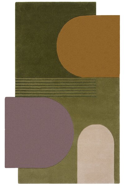 Lozenge Abstract Wool Rug