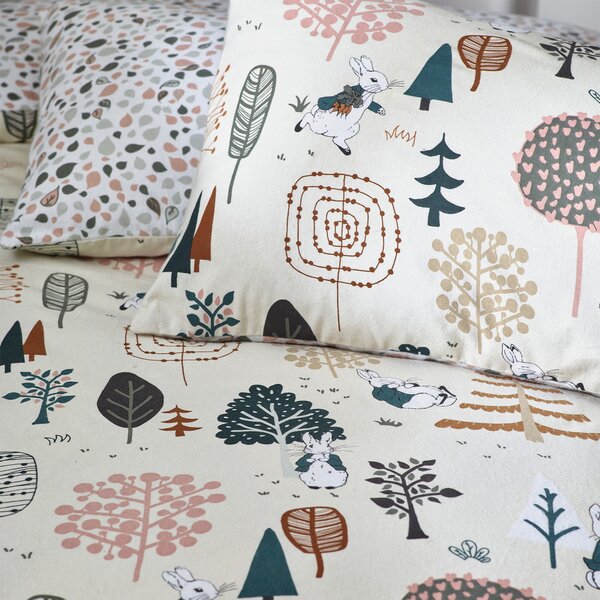 Peter Rabbit Scandi Woods Natural Duvet Cover and Pillowcase Set