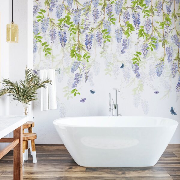 Whispering Wisteria Wall Mural