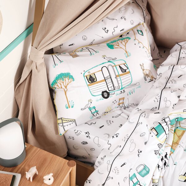 Linen House Kids Down By The River 100% Cotton Duvet Cover & Pilowcase Set