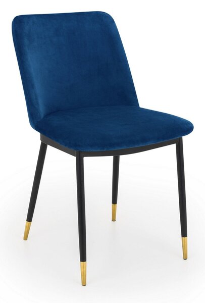 Delaunay Set of 2 Dining Chairs, Velvet