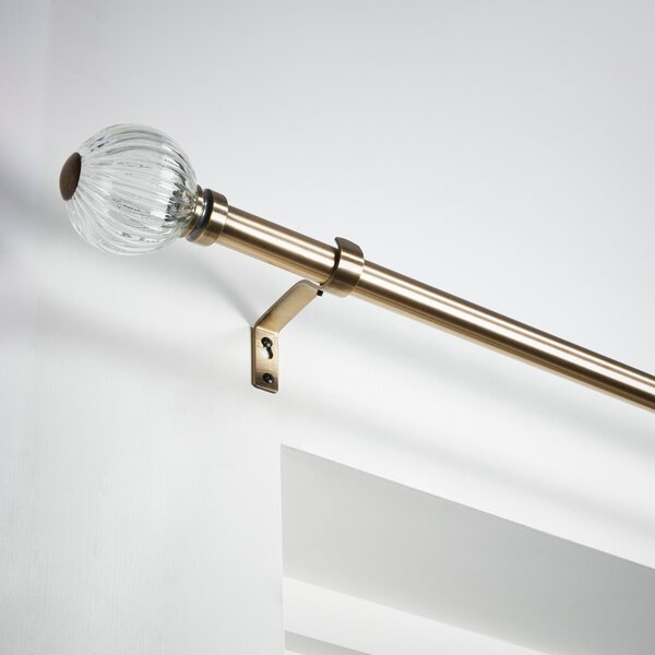 Allexton Extendable Metal Eyelet Curtain Pole