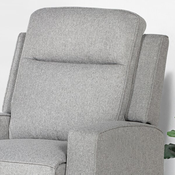 HOMCOM Electric Recliner Armchair, Recliner Chair with Adjustable Leg Rest, USB Port, Grey Aosom UK