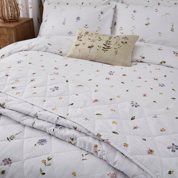 Pressed Floral Bedspread