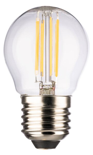 Golf ball LED bulb E27 4.5W 2,700 K filament clear