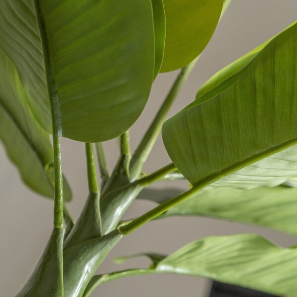 Artificial Real Touch Banana Tree in Black Plant Pot