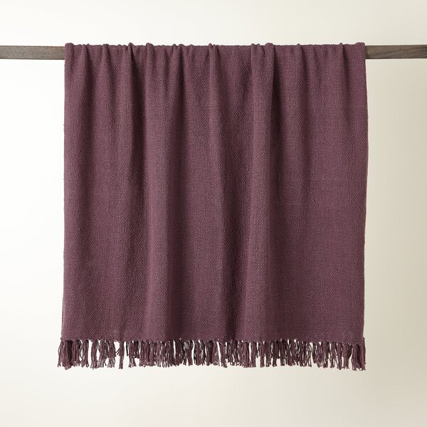 Aris Cotton Weave 130cm x 180cm Throw Blanket