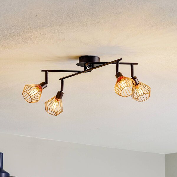 4-bulb Dalma ceiling light