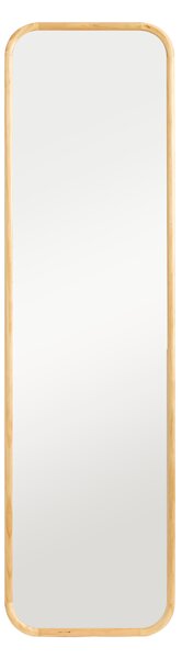 Pine Rounded Full Length Leaner Mirror